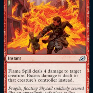 Flame Spill-foil