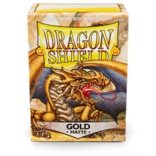 Dragon Shield Standard Sleeves Matte Gold 100 Pack