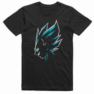 DBZ Vegeta T-Shirt Black