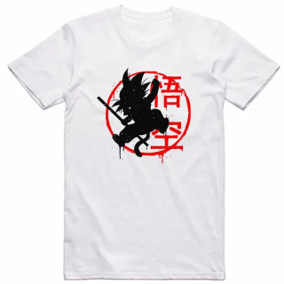 DBZ Goku Splash T-Shirt White