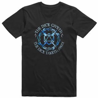 The Dice Giveth T-Shirt Black