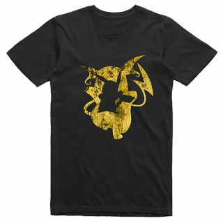 Pokemon Pikachu Evolution T-Shirt Black