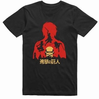 Attack on Titan Wall Maria T-Shirt Black