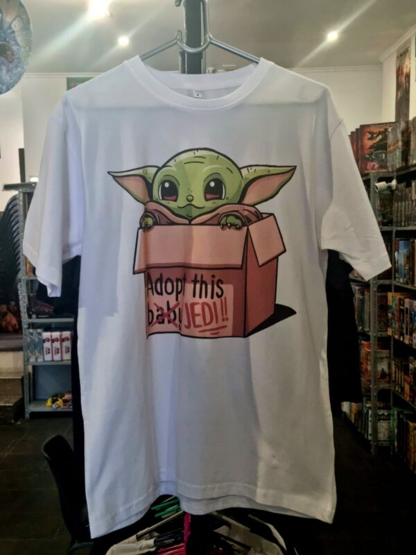 Adopt This Jedi T-Shirt White