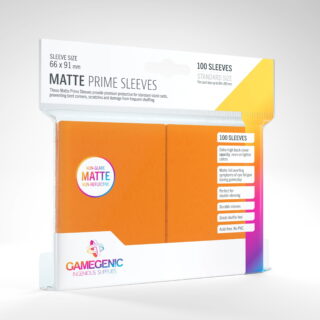 Gamegenic Standard Matte Prime Sleeves Orange