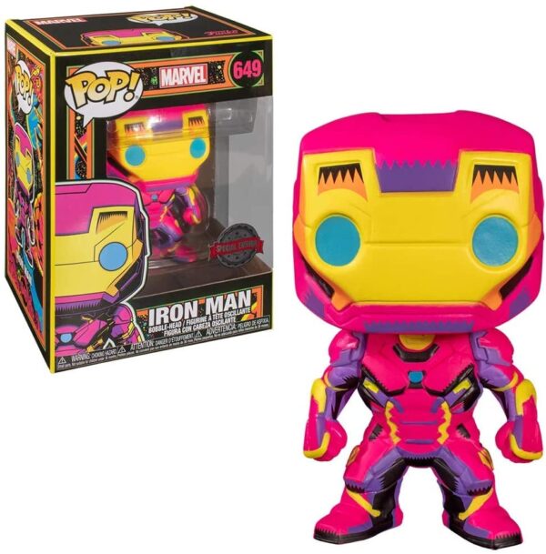PoP Marvel Black Light Iron Man – The 