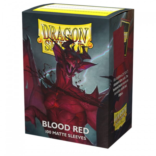 Dragon Shield Sleeves Standard Matte Blood Red