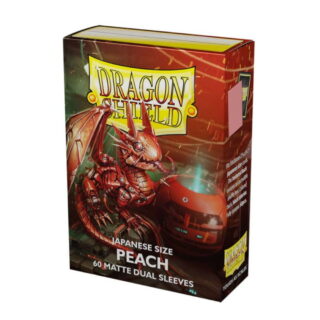 Dragon Shield Sleeves Japanese Dual Matte Peach