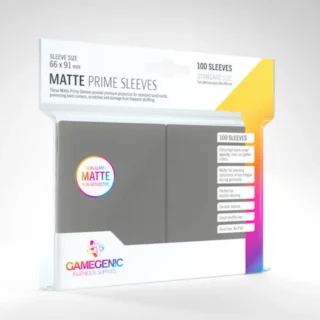 GameGenic - Matte Prime Sleeves: Grey (100)