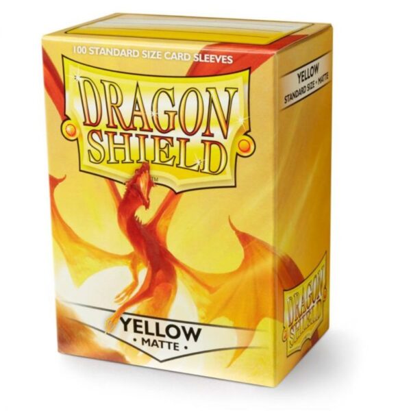 Dragon Shield Sleeves Standard: Matte Yellow (100)
