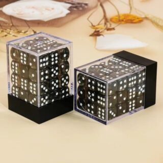 12mm D6 Transparent Gray PiPs dice set