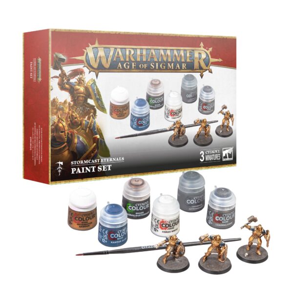 AGE OF SIGMAR: STORMCAST ETERNALS + PAINT SET