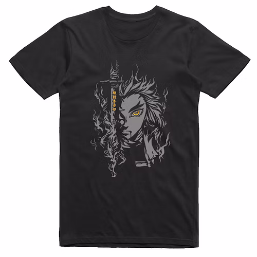 Demon Slayer: Rengoku Inner Flame Short Sleeved T-Shirt