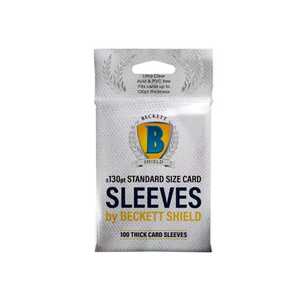 Beckett Shield: Card Sleeves – Standard Size – Thick