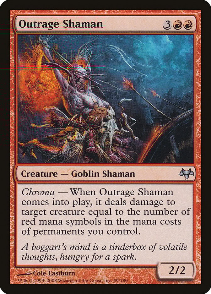 Outrage Shaman (Foil)