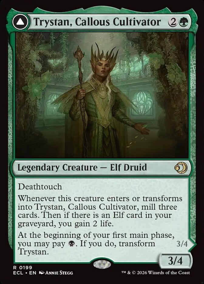 Trystan, Callous Cultivator // Trystan, Penitent Culler (Foil)
