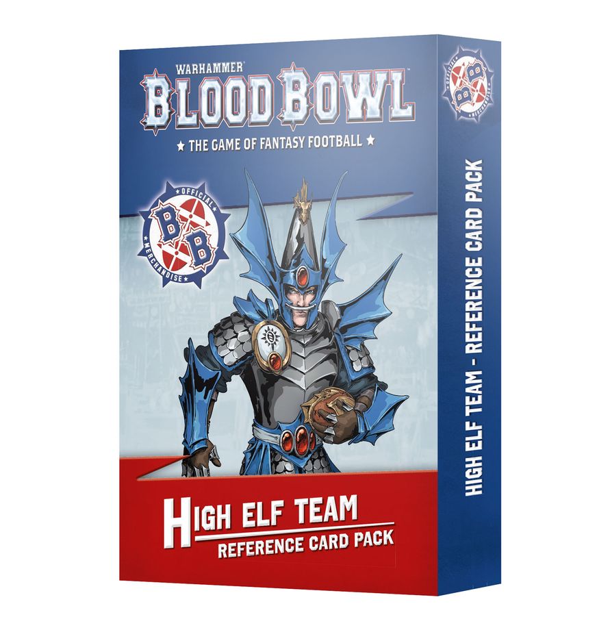 (PREORDER) Blood Bowl: High Elf Team Reference Card Pack