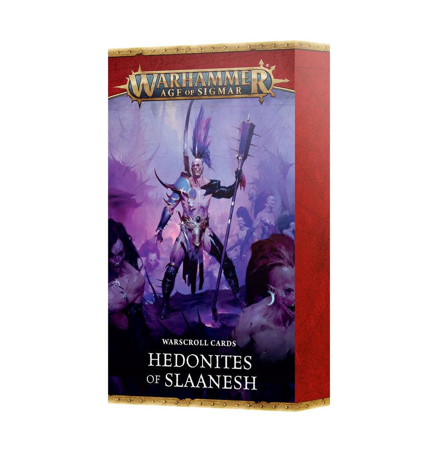 Age of Sigmar: Hedonites of Slaanesh Warscroll Cards