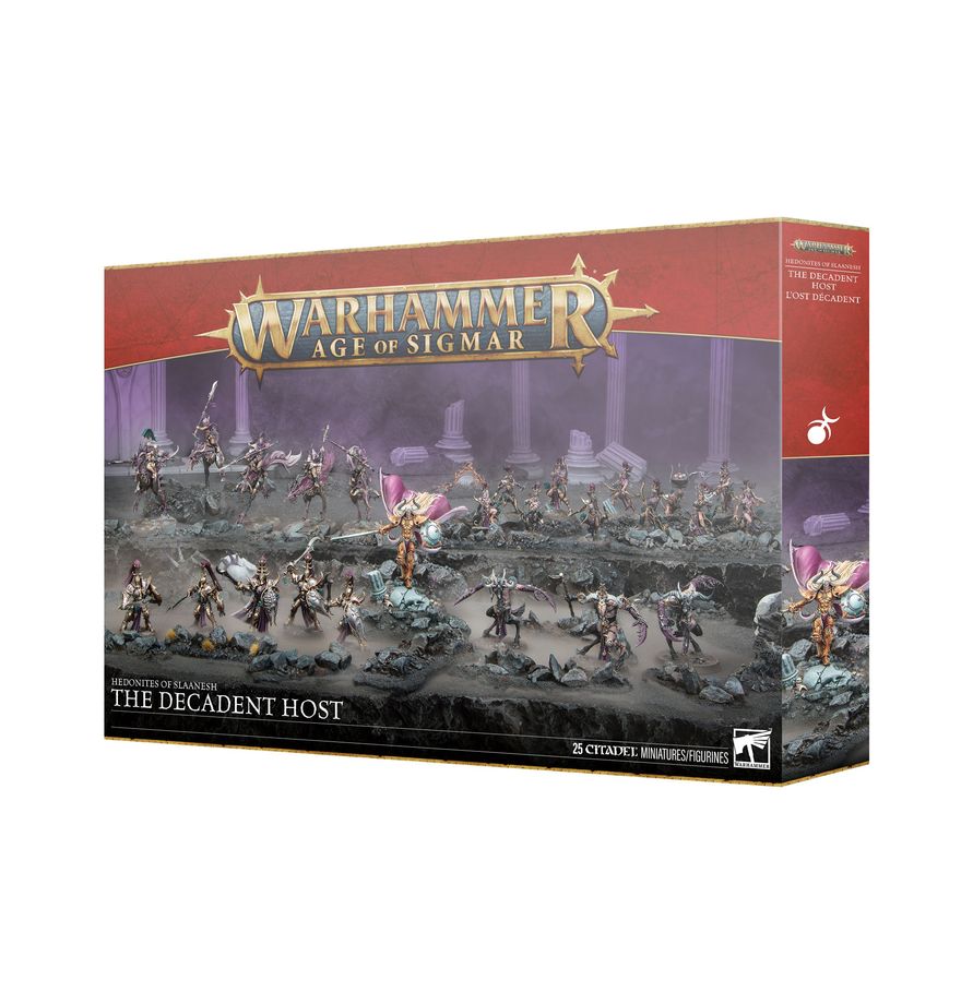 Age of Sigmar: Hedonites of Slaanesh The Decadent Host