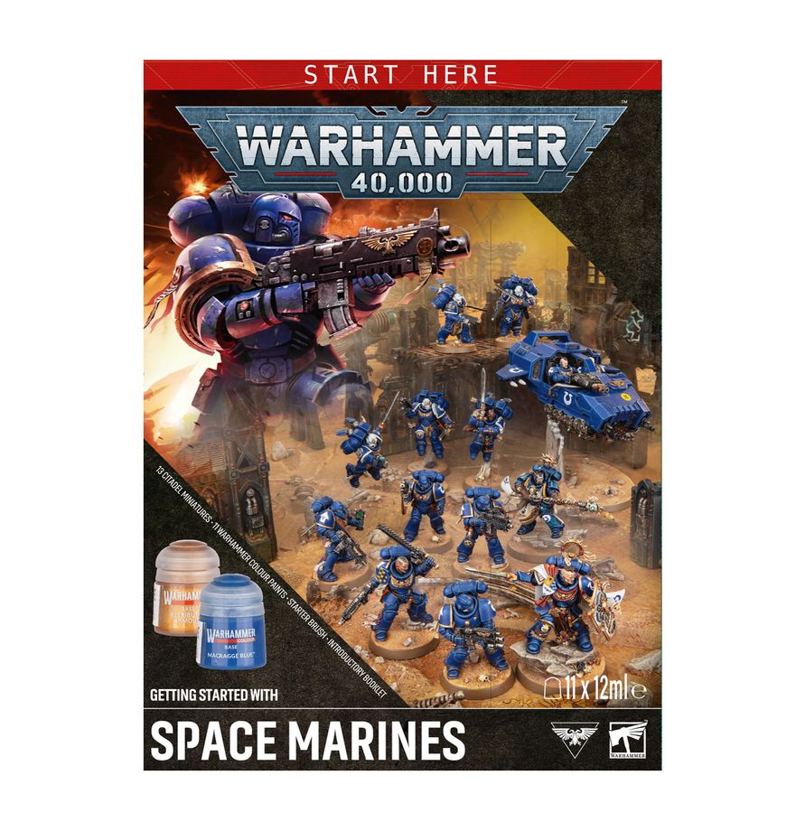 (PREORDER) Warhammer 40,000 Getting Started with Space Marines