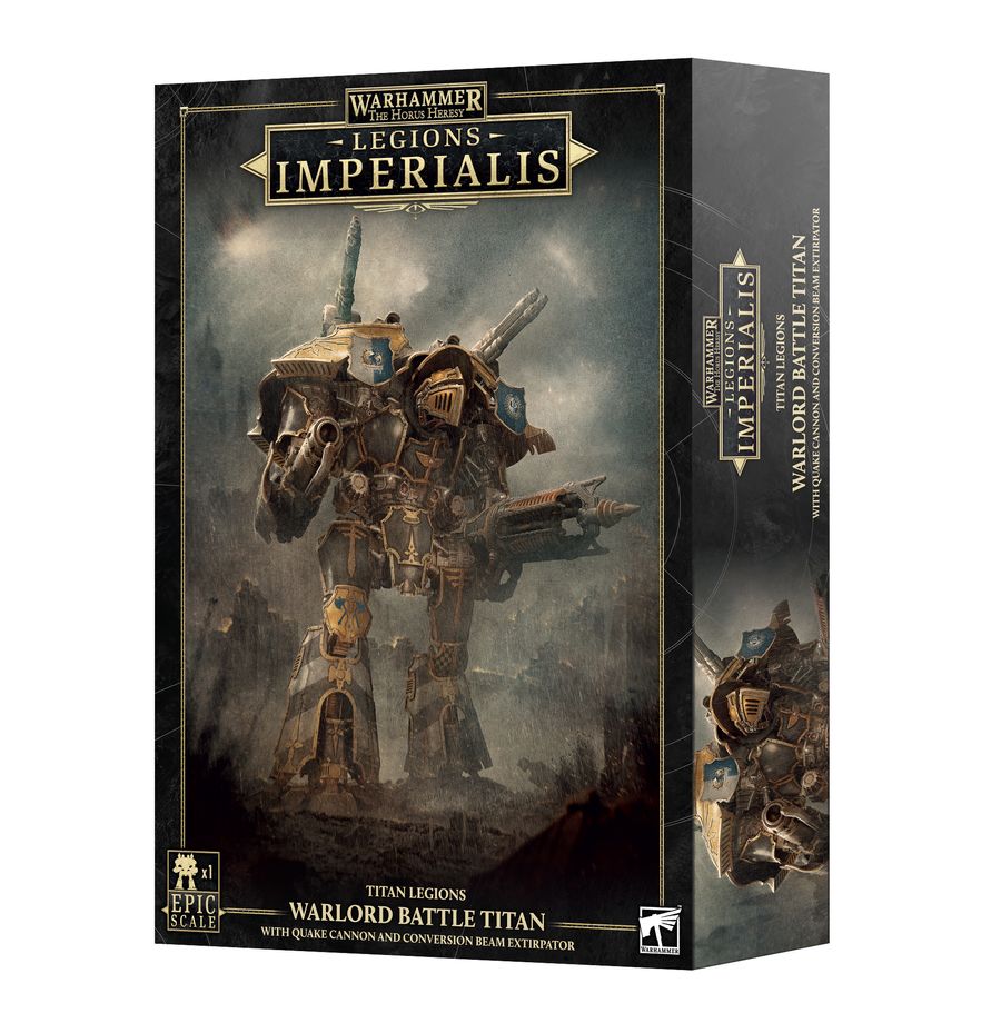 (PREORDER) Legions Imperialis: Warlord Titan with Quake Cannon and Conversion Beam Extirpator