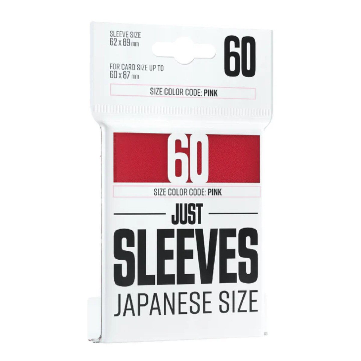 Just Sleeves - Japanese Sleeves 62 x 89 mm 60 Red