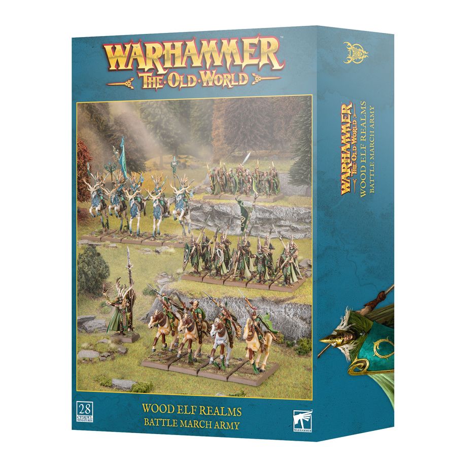 (PREORDER) Warhammer The Old World: Wood Elf Realms Battle March Army