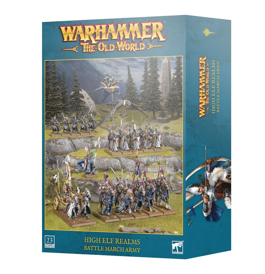 (PREORDER) Warhammer The Old World: High Elf Realms Battle March Army