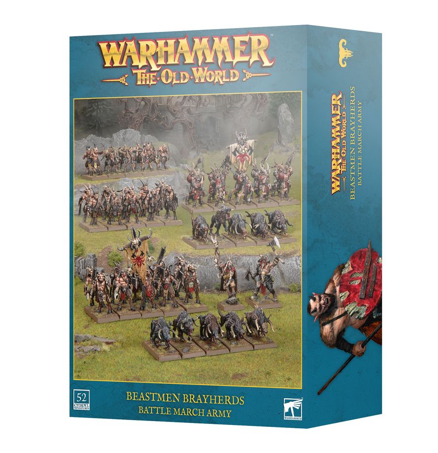 (PREORDER) Warhammer The Old World: Beastmen Brayherds Battle March Army