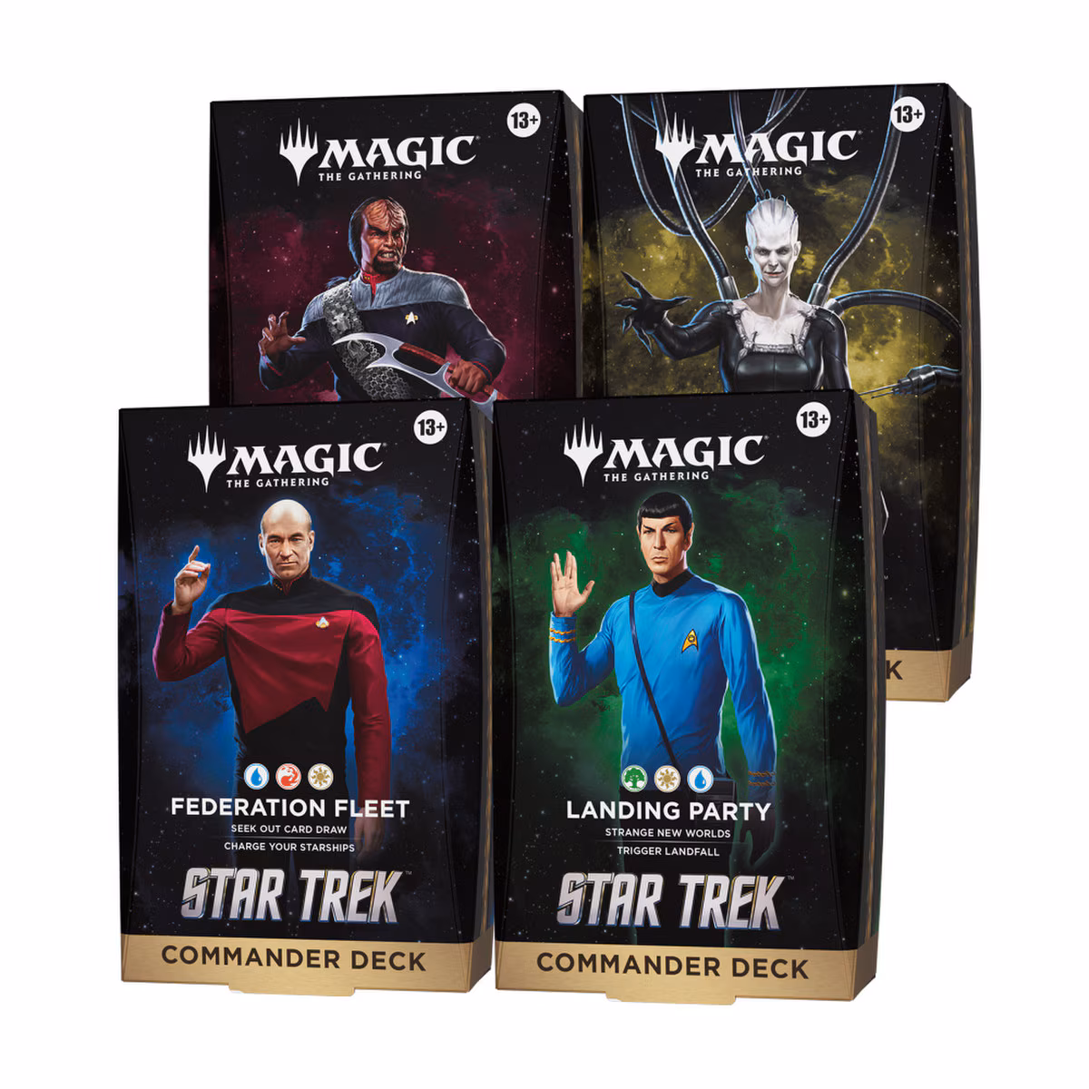 (PREORDER) Magic the Gathering: Star Trek - Commander Deck Combo