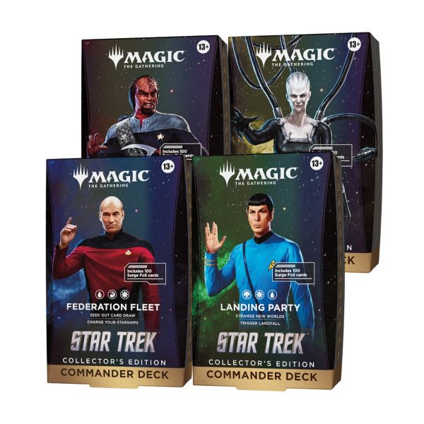(PREORDER) Magic the Gathering: Star Trek - Collector Commander Deck Combo