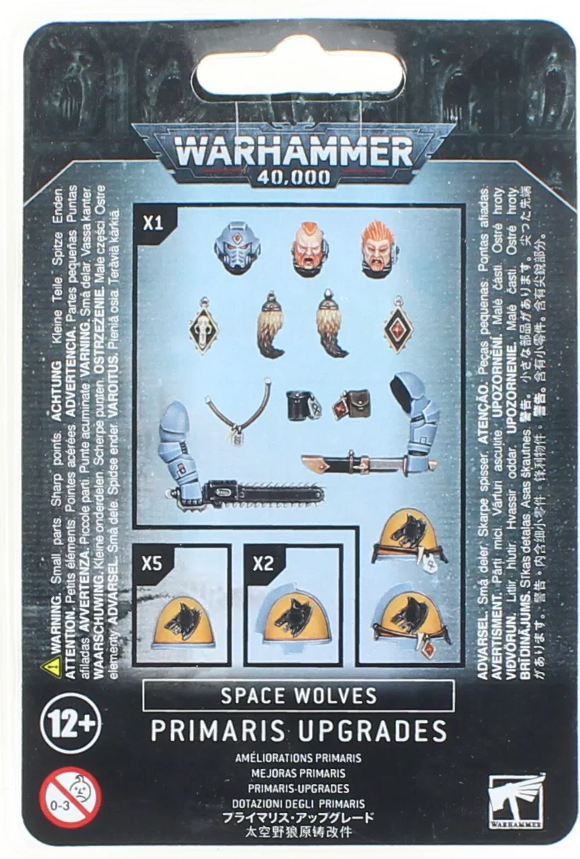 Warhammer 40K: SPACE WOLVES PRIMARIS UPGRADES