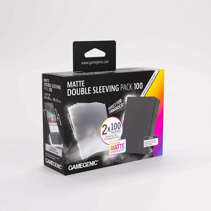 Gamegenic Matte Matte Double Sleeving Pack 66x91 (100 ct.)