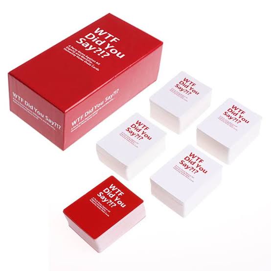 WTF Did You Say A Party Game Against All Dignity and Morality