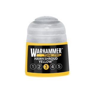 Warhammer Tone Pro: Hawkshroud Yellow 3 12ml