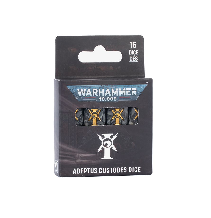 (PREORDER) Warhammer 40K: Horus Heresy: Adeptus Custodes Dice