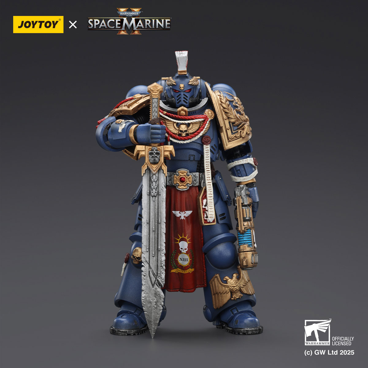 JOYTOY: Ultramarines Relic Primus Armour with Plasma Pistol and Combat Blade