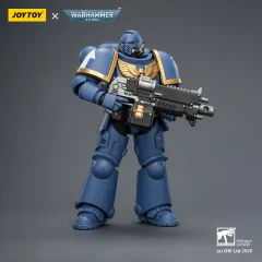 JOYTOY: Ultramarines Intercessor with Bolt Rifle, Bolt Pistol and Chainsword